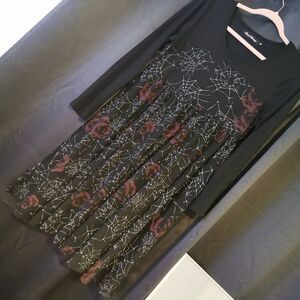 Black Spiderweb Dress Size Women's Medium Sexpot Revenge Goth Halloween Costume